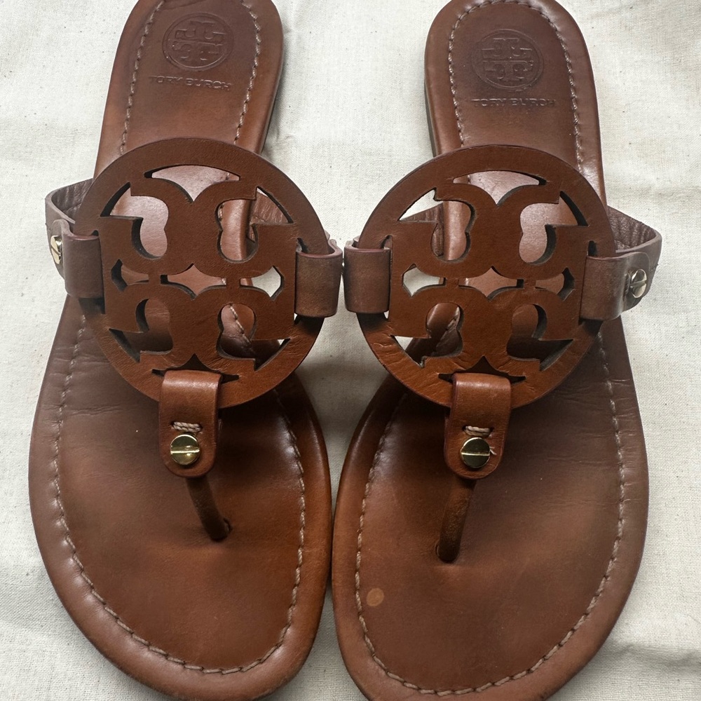 Tory Burch Miller Leather Sandals